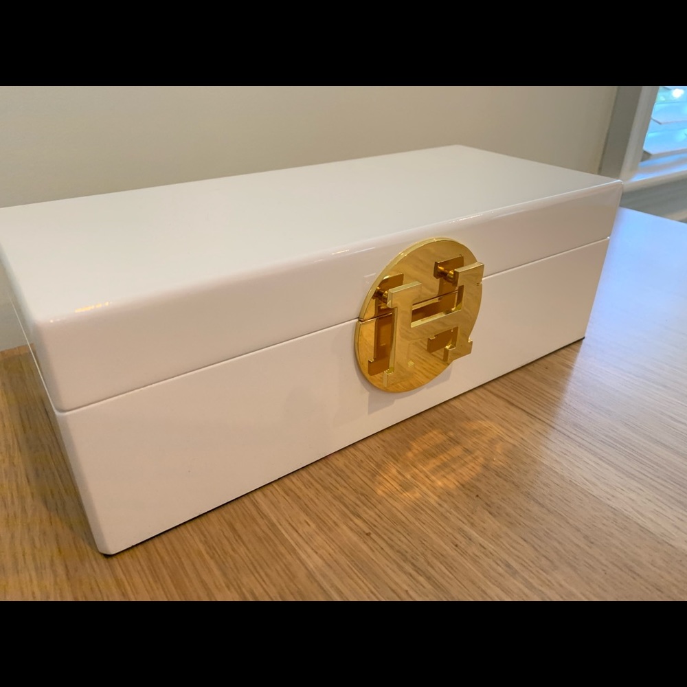 Never used C. Wonder Jewelry Box (letter H)